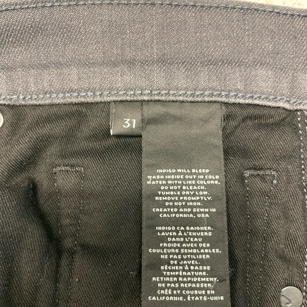 J Brand “Tyler” Slim Fit Gray Men's Jeans - W31, L30 - Picture 4 of 5